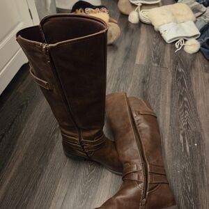 Denver Hayes Dark Brown Heeled Boots
